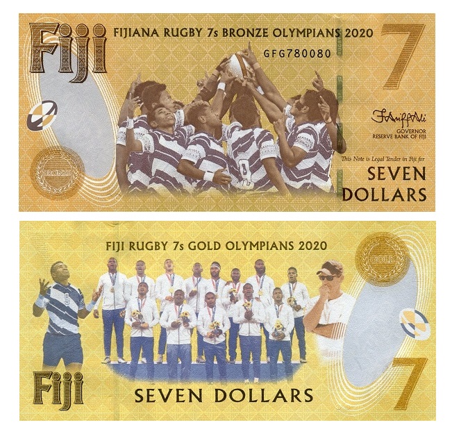 Fiji #W122  7 Dollars